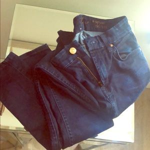 7 for All Mankind high waist skinny jeans